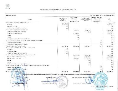 ESTADO DE VARIACION DE LA HACIENDA PUBLICA